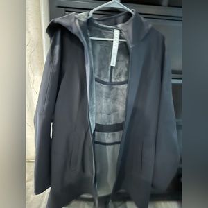 Lululemon repelshell rain jacket, black, size 14